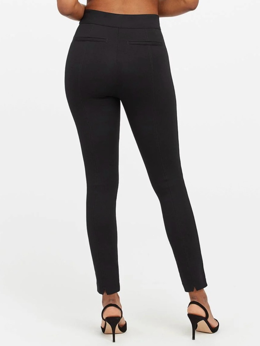 SPANX The Perfect Pant, Ankle Backseam Skinny Style Black 20251R sz Small